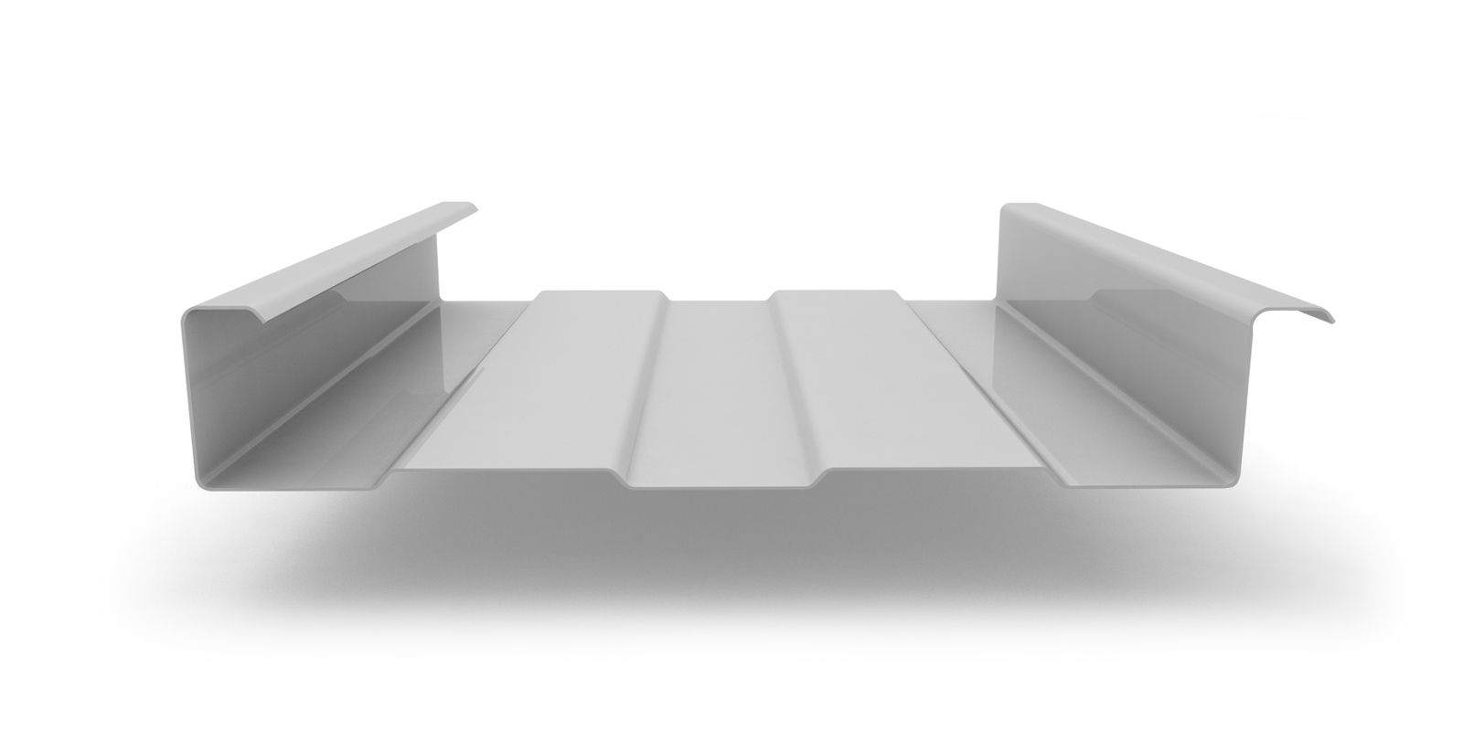 Сэндвич-профиль МП СП-100х595, цинк, 0,80 мм